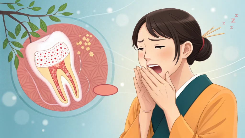 歯周病で体感が良くない女性